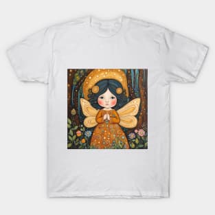 Toddler as a fairy in the woods T-Shirt